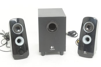 LOGI TECH COMPUTER SUB WOOFER SPEAKER SYSTEM Z323 USED PERFECT WORKING CONDITION