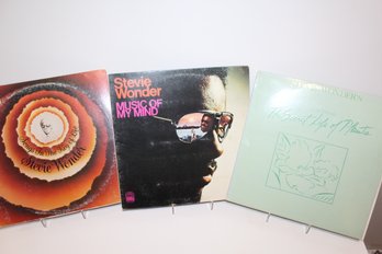 3 Album Stevie Wonder Group - Music Of My Mind - Secret Life Of Plants-songs In The Key Of Life