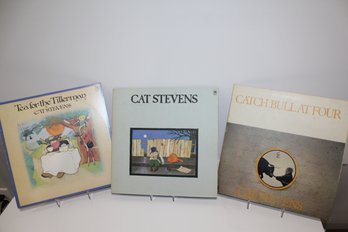 3 Great Cat Stevens LPs - Teaser And The Firecat - Catch Bull At Four - Tea For The Tillerman