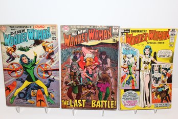2 Silver Age Wonder Woman  #181 & #184 - 1 Bronze Age Wonder Woman #197