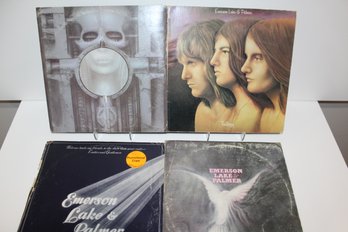 4 By Emerson Lake & Palmer Debut Album - Trilogy - Brain Salad Surgery - Welcome Back My Friends To The Show