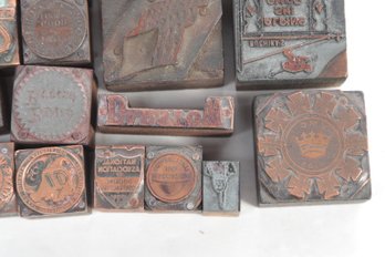 Grouping Of Various Antique Advertising Type Stamps