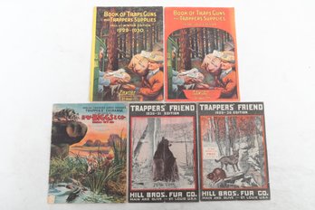 Vintage Trapping Catalogs: 1929-1931 Fur Trade Publications Feat. Traps, Guns & Supplies