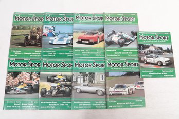 Automobiles:  Lot Of Vintage MOTOR SPORT Magazines,  1980s