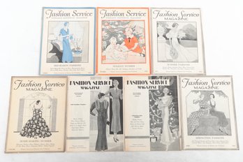 1940s Fashion Magazines Woman's Institute 7 Issues Illustrated