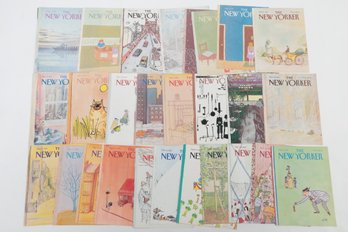 Vintage New Yorker Magazine Covers C 1982 Various Artists