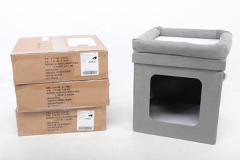 Lot Of 3 Collapsible Cat House