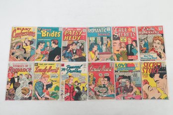 (12) 10 Cent Comics: Diary Confessions, True Birdies, Patsy Hedy, Lonely Heart & More