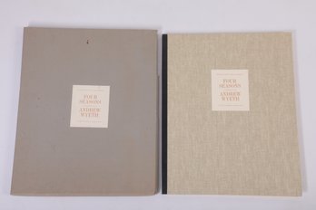 Wyeth, Andrew. The Four Seasons: Paintings And Drawings. 1963  Boxed Set Of 12.
