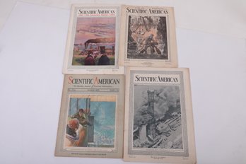 VINTAGE MAGAZINES: Scientific American 70th Anniversary Number 1915 & 3 Others