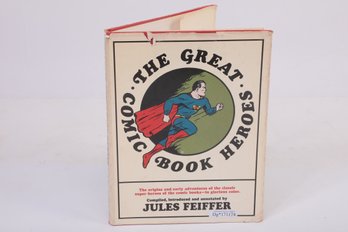 1965 JULES FEIFFER Great Comic Book Heroes HC DJ  FE