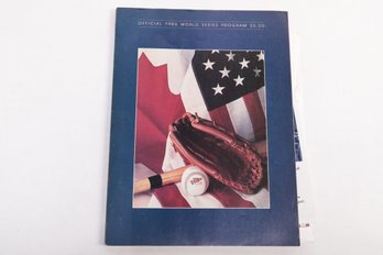 SPORTS:  1986 WORLD SERIES PROGRAM
