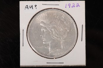1922 Peace Silver Dollar From Private Collection