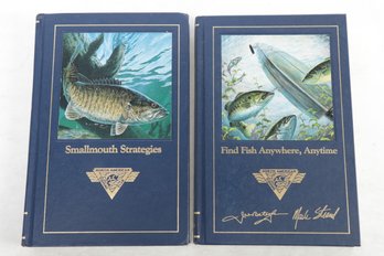 2 North American Fishing Club Hard Cover Books: Smallmouth Strategies & Find Fish Anywhere Anytime