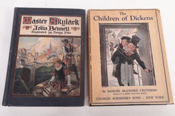 CHILDRENS BOOK:  The Children Of Dickens,  Jessie Wilcox Smith, Scribners 1925 DJ