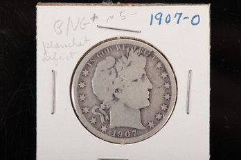 1907-O Barber Half Dollar From Private Collection