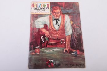 Doc Holiday Cover, Arizona Highways Gunslingers Of The Old West Issue November 1958