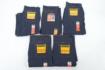 (4) Pairs, New W/Tags: Wrangler Rustler 36 X 34 (Boot & Regular Cut)