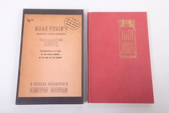 MARK TWAIN EROTICA : 1601 Slipcased Prrovatel Printed