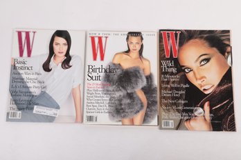 PHOTOGRAPHY/FASHION : W Magazine 3  Issues 1997-8  Art Design