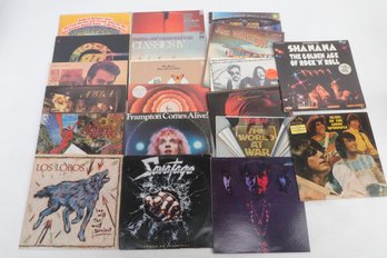Approx. 20 Mixed Genre Vinyl Records: Beatles, ABBA, Neil Diamond, Santana & More