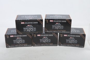 Lot Of 5 Marvel Collectors Corps Black Panther Wakanda Forever Funko Box Set W/ 3xl...