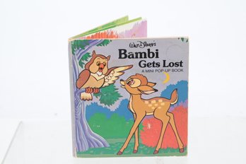 Walt Disney Bambi Gets Lost A MINI POP-UP BOOK
