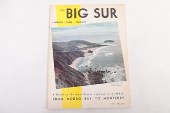 The BIG SUR Illustrated Guide, 1961, Henry Miller, California