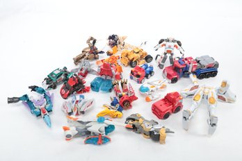 Grouping Of Mixed Transformers & Rescue Bot Figures