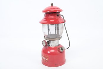 Vintage Coleman Model 200A Lantern 'Sunshine Of The Night' In Red 6/1961