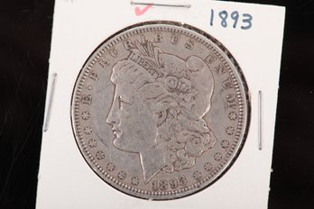1893 Morgan Silver Dollar From Private Collection