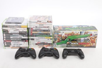 Video Game Lot Xbox Xbox 360  Playstation 2, 3 , Nintendo Wii