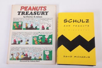 Schulz And Peanuts A Biography, By David Michaelis (2007) And Peanuts Treasury By Charles M. Schulz (1968)