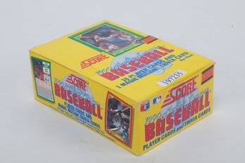 1990 Score Major League Baseball Wax Box 36 Packs