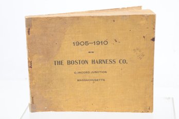 (Equestrian) Harness Catalog 1905--1910 0t2e THE BOSTON HARNESS CO. CONCORD JUNCTION MASSACHUSETTS