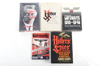 WWII 5 Books On The Third Reich, Hitler Etc..