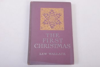 DECORATIVE BOOK COVER: Lew Wallace The First Christmas 1902