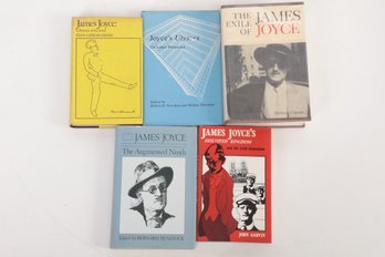 James Joyce: 5scholarly Books On Joyce, Ulysses, Etc.