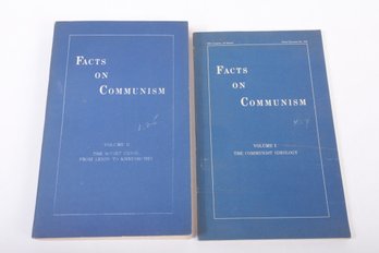 COLD WAR ERA PRINTING:  Facts On Communism 2 Vols.