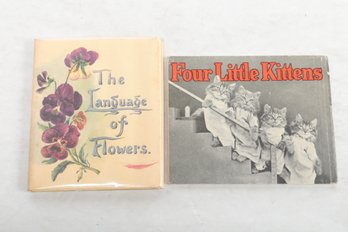 The Language Of Flowers Together With Four Little Kittens