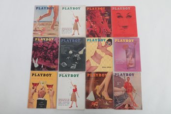 Large Lot Of Playboys Magazine From The 1955 To 1959
