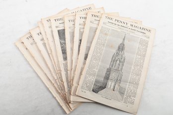 January 1834, Issues Of Penny Magazine No 113 To 126 Numerous  Engravings