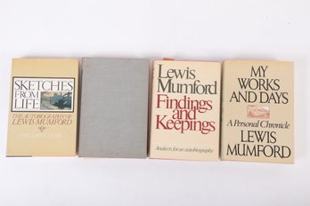 Lewis Mumford Book Lot Including The Pentagon Of Power.