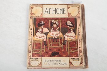 At Home ILLUSTRATED 8By J-G SOWERBY 'DECORATED 3  THOS-CRANE