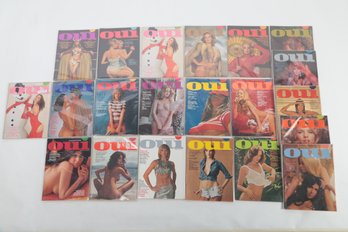 Vintage OUI Adult Magazine  Lot From 1972 To 1974