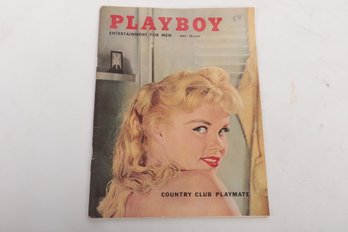 May 1958 Playboy Magazine With Pin Up Centerfolds