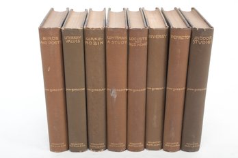 8 Turn Of The Century John Burroughs Books, Some Firsts