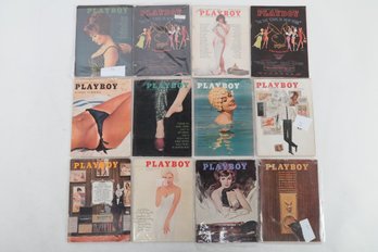 Vintage 1962  Playboy  Not Complete