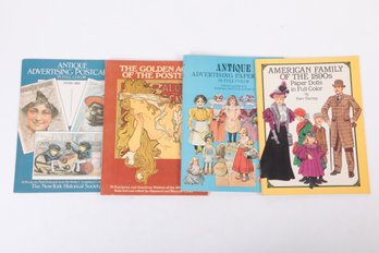 Antique Poster, Paper Dolls And Postcards Reference Books