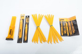 Assorted DeWalt Sawzall Blades